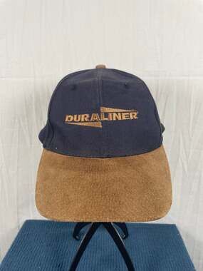 Vintage Duraliner Truck Bed Liners Strapback Hat with Suede Bill